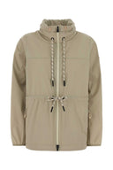 Moncler Grenoble Cappuccino Stretch Nylon Soulare Windbreaker