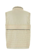 Moncler Grenoble Chaqueta De Plumas De Nylon Gumiane Color Crema