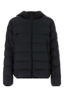 Moncler Schwarze Vega-Daunenjacke aus Polyester