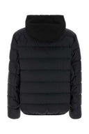 Moncler Schwarze Vega-Daunenjacke aus Polyester