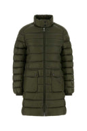 Moncler Olive Green Nylon Genet Down Jacket