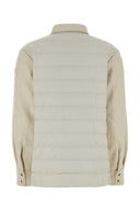 Moncler Ivory Bouclã© Down Jacket