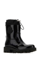 Moncler Black Rubber Kick Stream Ankle Boots
