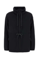 Moncler Grenoble Black Stretch Nylon Soulare Windbreaker