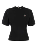 Moncler Grenoble Black Stretch Cotton T Shirt
