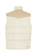 Moncler Grenoble Ivory Polyester Sleeveless Scais Down Jacket