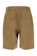 Moncler Grenoble Beige Polyester Bermuda Shorts