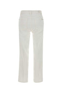 Seven For All Mankind White Stretch Denim Calie Jeans