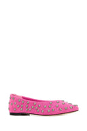 Gimaguas Fuchsia Canvas Ballerinas