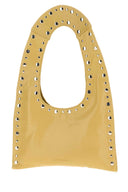 Borsa a mano Mini Franca Gimaguas in pelle giallo pastello