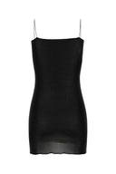 Gimaguas Black Viscose Tesa Mini Dress