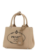 Prada Beige Canvas Mini Prada Jardiniã¨Re Handbag