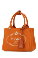 Prada Orange Canvas Mini Prada Jardiniã¨Re Handbag