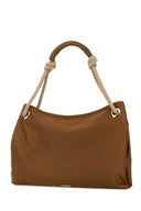 Prada Caramel Fabric Shopping Bag