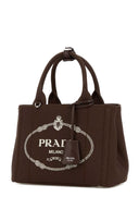 Prada Brown Canvas Small Prada Jardiniã¨Re Handbag