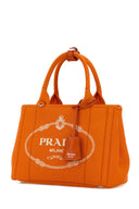 Prada Orange Canvas Small Prada Jardiniã¨Re Handbag