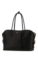 Prada Black Leather Large Shopping Bag