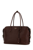 Prada Chocolate Leather Large Shopping Bag