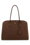 Prada Chocolate Leather Shopping Bag