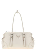 Prada Chalk Leather Medium Prada Bonnie Shoulder Bag