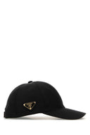 Prada Black Nylon Baseball Cap