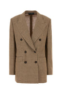 Blazer in tweed biscotto di Dolce & Gabbana