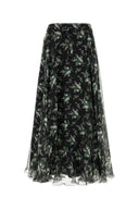 Gonna in seta stampata Dolce & Gabbana
