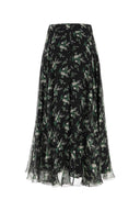 Gonna in seta stampata Dolce & Gabbana