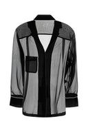 Camicia Dolce & Gabbana in chiffon nero