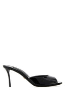 Dolce & Gabbana Sabot Keira in pelle nera