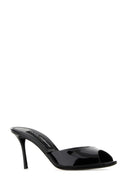 Dolce & Gabbana Sabot Keira in pelle nera