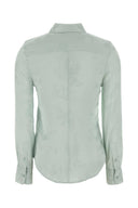 Calvin Klein Pastel Light Blue Satin Shirt