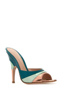 Gianvito Rossi Multicolor Leather Marea Mules