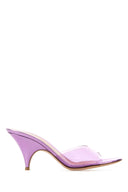Gianvito Rossi Lilac Pvc Sofia Mules