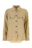 Weekend Beige Linen Pomposa Shirt