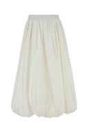Weekend White Poplin Nuvole Skirt