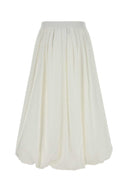 Weekend White Poplin Nuvole Skirt