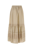 Weekend Beige Linen Pallore Skirt