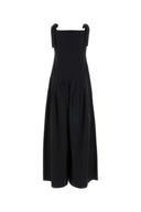 Weekend Black Poplin Agguati Dress