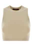 Weekend Sand Knit Bombo Crop Top