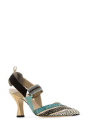 Fendi Multicolor Leather Colibrã¬ Pumps