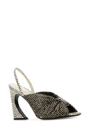Fendi Printed Leather Fendi Arco Sandals