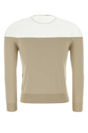Mm6 Maison Margiela Sand Cotton Blend Sweater