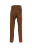 Pt Torino Brown Wool Blend Michael Pant