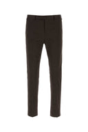 Pt Torino Chocolate Stretch Cotton Pant