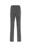 Pt Torino Grey Cotton Blend Edge Pant