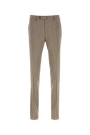Pt Torino Cappuccino Stretch Wool Pant