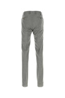 Pt Torino Grey Stretch Cotton Chino Pant