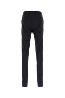 Pt Torino Midnight Blue Stretch Cotton Chino Pant