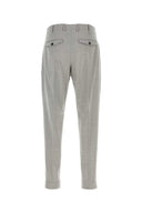 Pt Torino Grey Stretch Wool Pant